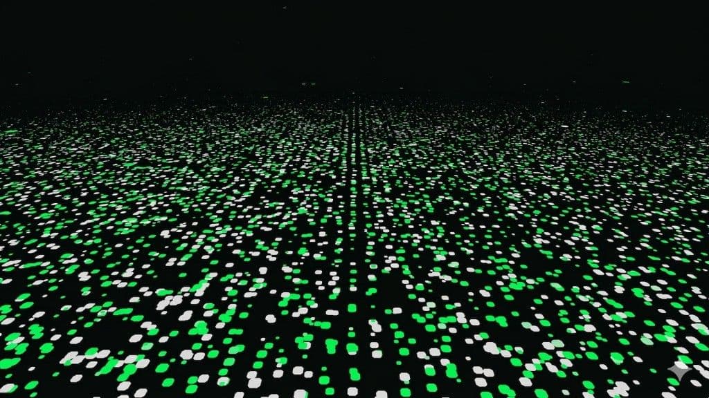 Media backdrop — network pattern